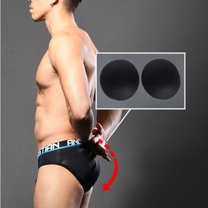 NWT Andrew Christian Active Shape Brief w/ Bubble Butt Shaping Pads